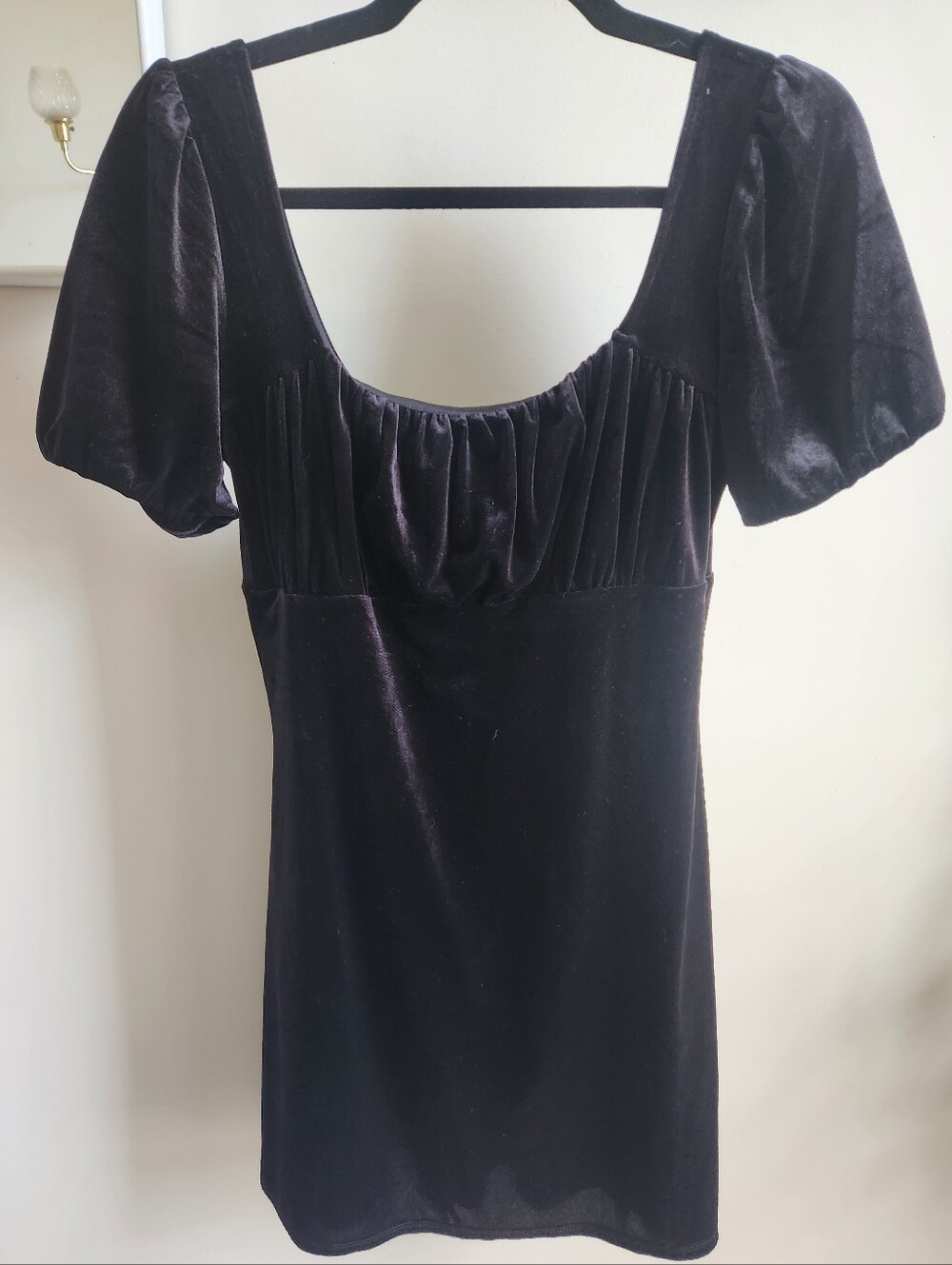 Little Black Velvet Dress